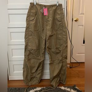 Edikted Rian Nylon Cargo Pants